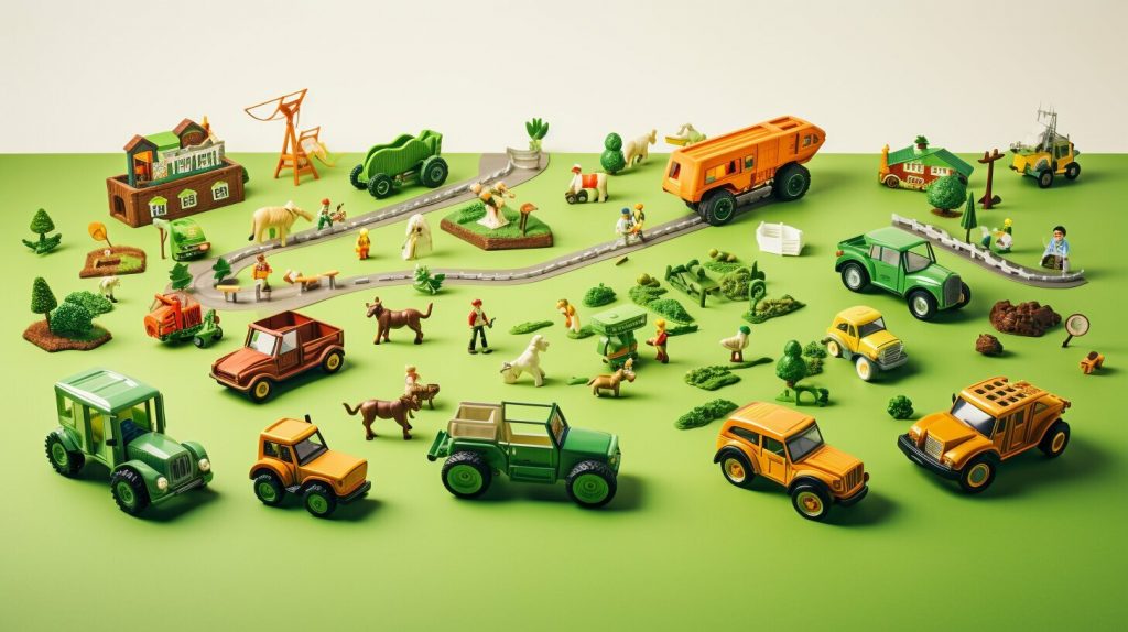 Farm Vehicles Toy Collection