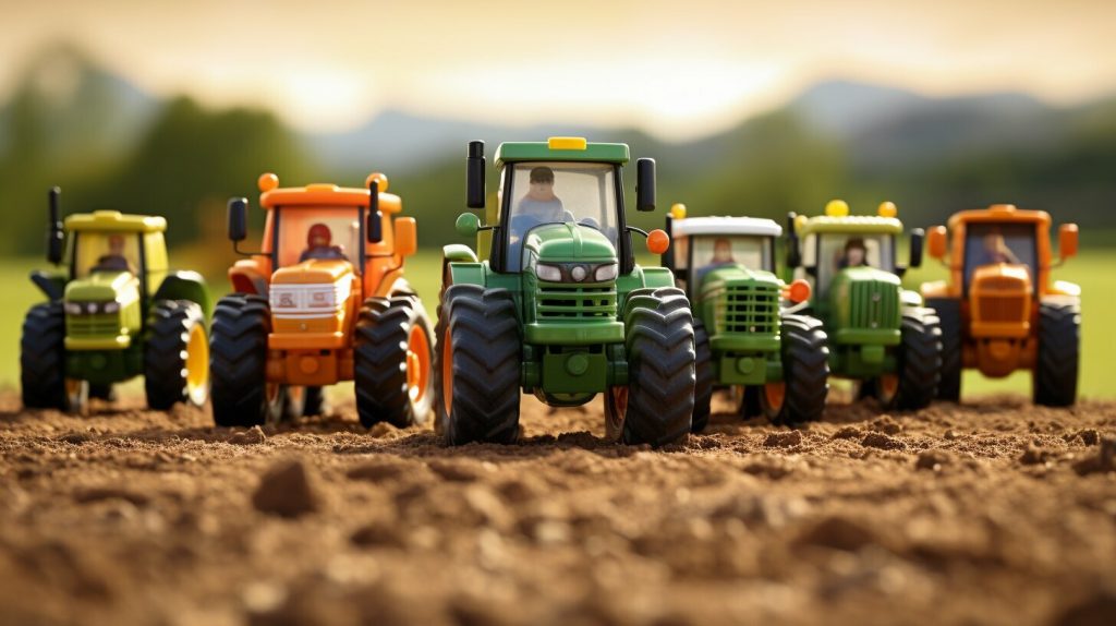 collectible toy tractors image