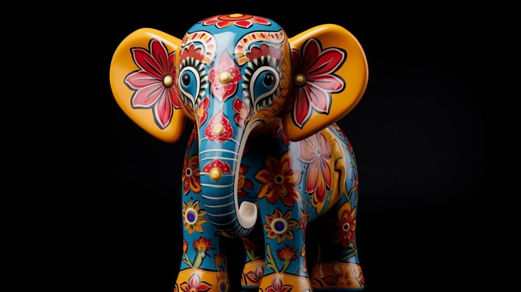 hand-painted animal figurine