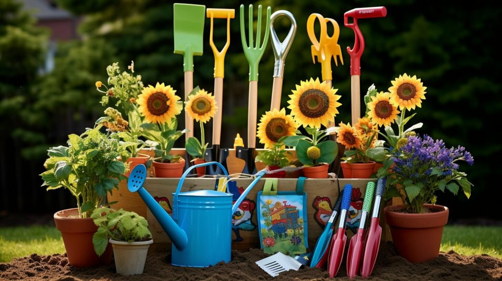 kids gardening tools