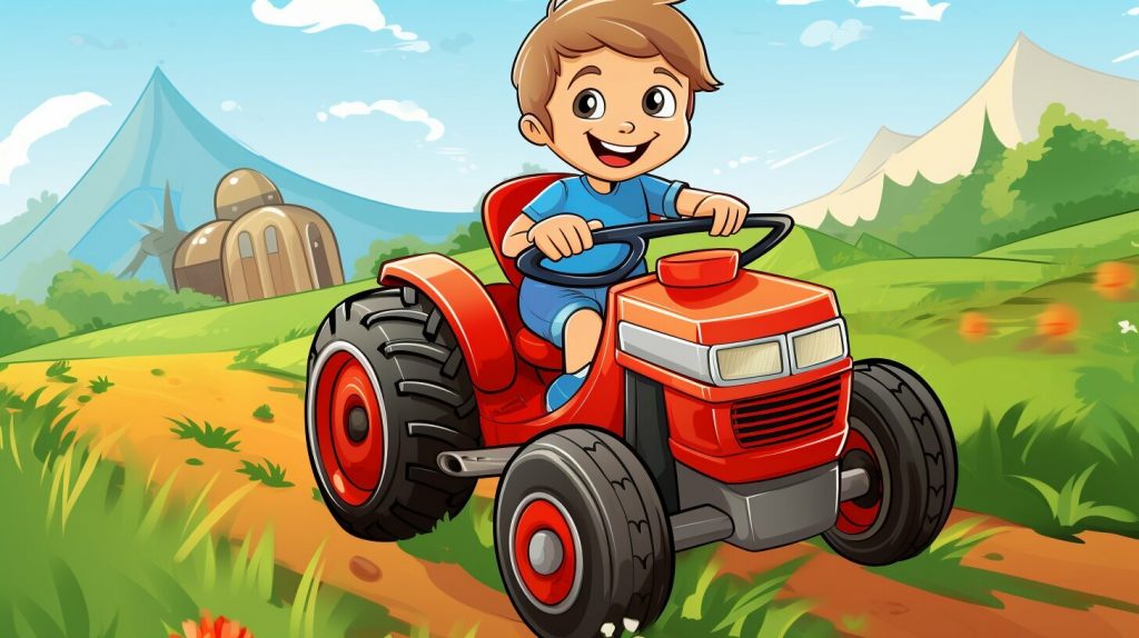 ride-on tractor